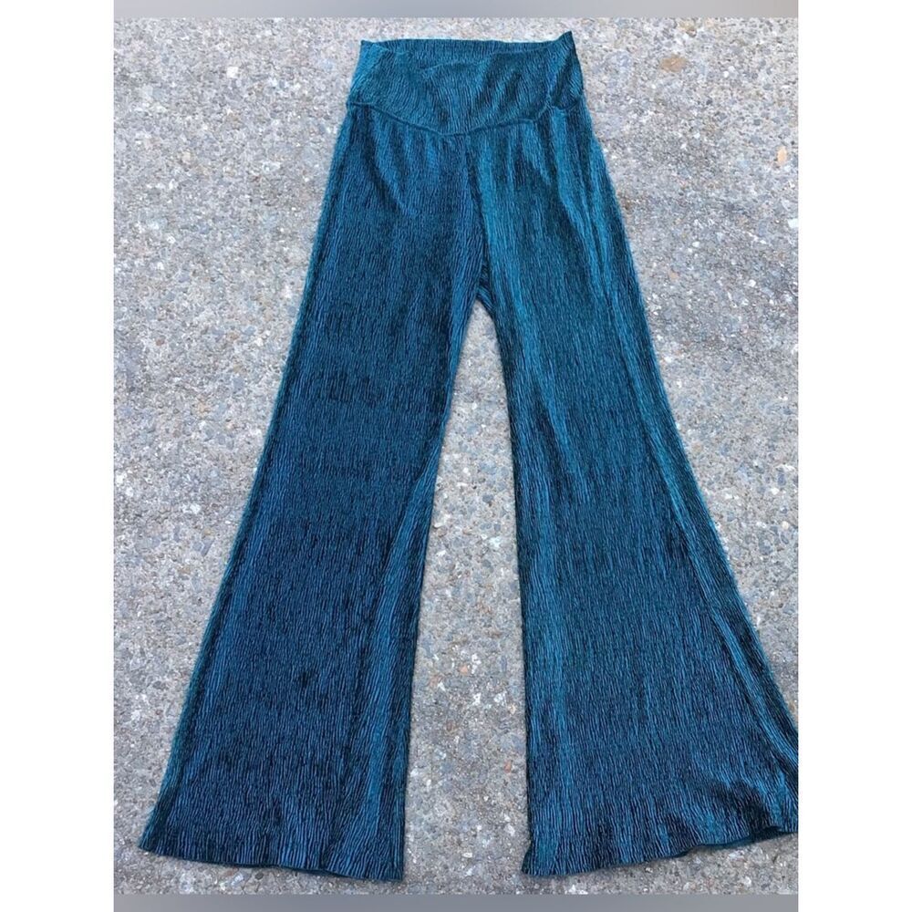 Earthbound Textured Velvet Flare Pants